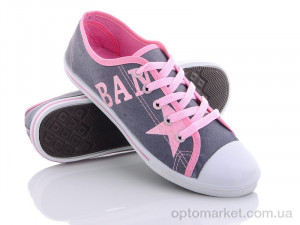 Купить Кеди жіночі OB3370 grey-pink Zelart сірий