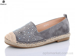 Купить Еспадрільї дитячі OK26-9 Башили сірий