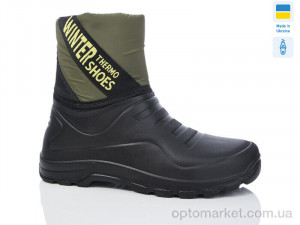 Купить Чоботи з піни чоловічі Олімп C М323 хакі Olimp чорний