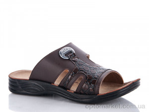 Купить Шльопанці жіночі П093 т.коричневый Waldem коричневий