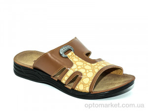 Купить Шльопанці жіночі П093 Waldem коричневий