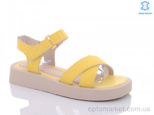 Купить Босоніжки жіночі P1477-6 Purlina жовтий