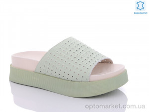 Купить Шльопанці жіночі P1493-4 Purlina зелений