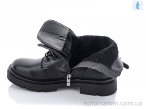 Черевики жіночі P1917-1 Purlina чорний  оптом от Optomarket