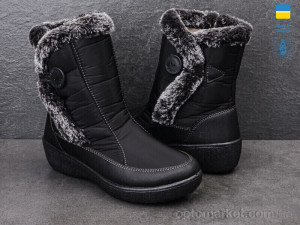 Дутики жіночі Paolla 226 Paolla чорний  оптом от Optomarket