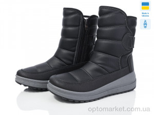 Купить Дутики жіночі Paolla 463-6113 чорний Paolla чорний