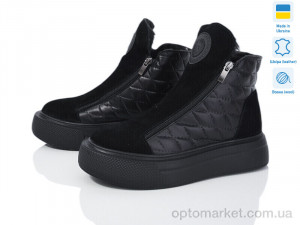 Купить Черевики жіночі Paradize 5027-196 чорний зима Paradize чорний