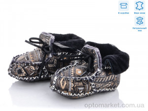 Купить Пінетки дитячі Пінетки зима BB чорні візерунок Baeybi Day чорний