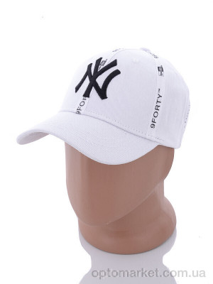 Кепка чоловічі PM012-2 white N.w Yorker білий  оптом от Optomarket