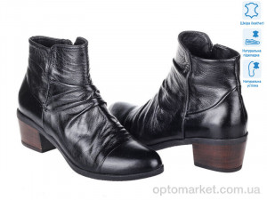 Купить Черевики жіночі Prime 122-01 ЧОРНА ШКІРА Prime чорний