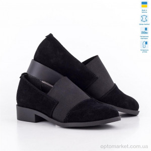 Купить Туфлі жіночі Prime 362-2026 BLACK ZAMSHA Prime чорний