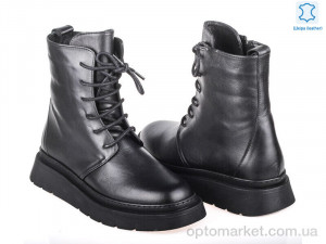 Купить Черевики жіночі Prime 8503-777-128 ЧОРНА ШКІРА Prime чорний