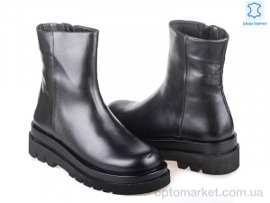 Купить Черевики жіночі Prime 8506-6626-128 ЧОРНА ШКІРА Prime чорний