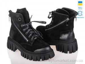 Купить Черевики жіночі Prime L-21153-3351 Z BLACK ZAMSHA Prime чорний