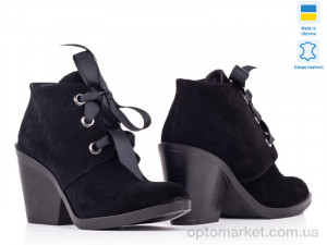 Купить Черевики жіночі Prime L-837-496 Z BLACK ZAMSHA Prime чорний