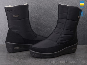 Дутики жіночі Progress 3010 чорний Progress чорний  оптом от Optomarket