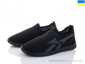 Купить Слипоны мужчины Progress 3907 черный Progress черный