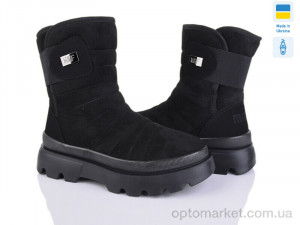 Купить Черевики жіночі Progress 5401-1 хутро чорний Progress чорний