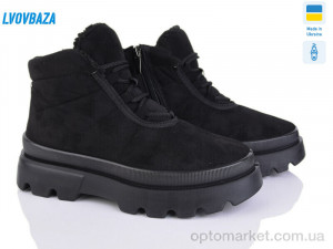Купить Черевики жіночі Progress 5403-1 хутро чорний Progress чорний