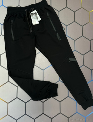 Спортивні штаны чоловічі pums8843 P.ma чорний  оптом от Optomarket