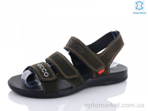 Сандалі чоловічі Q07 хакі E.co зелений  оптом от Optomarket