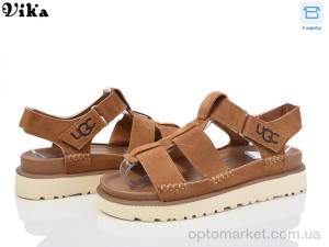 Купить Босоніжки жіночі Q6-2 Vika коричневий