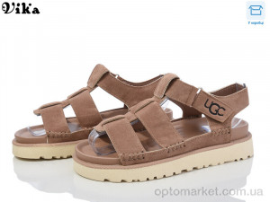 Купить Босоніжки жіночі Q6-5 Vika коричневий