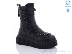 Купить Черевики жіночі QMP061-1 Egga чорний