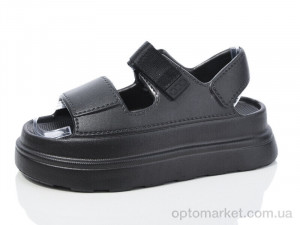 Купить Босоніжки жіночі QQ55-1 Панда чорний