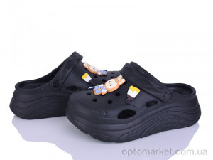 Купить Крокси дитячі QQ86-1 Alimama-Girnaive чорний