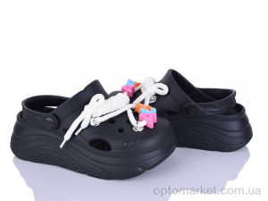 Купить Крокси дитячі QQ90-1 Alimama-Girnaive чорний