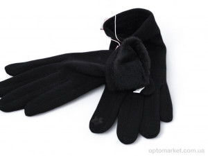 Рукавички жіночі RA1 black Ronaerdo чорний  оптом от Optomarket