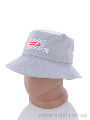 Панама чоловічі RF004-6 grey O.f white сірий  оптом от Optomarket