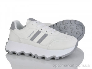 Купить Кросівки жіночі RR77-304 Бабочка-Mengfuna-AESD білий