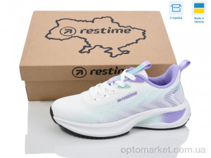 Купить Кросівки жіночі RWL25538 white-purple Restime білий
