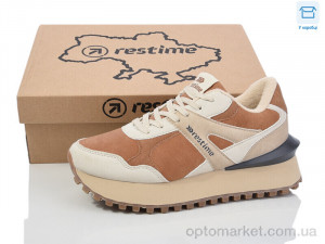 Купить Кросівки жіночі RWZ24233 beige Restime бежевий