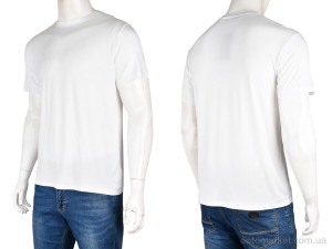 Футболка чоловічі S-HY-1 (10959) white Elite Life білий  оптом от Optomarket