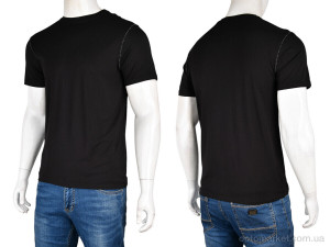 Футболка чоловічі S-HZ-3 (10927) black Elite Life чорний  оптом от Optomarket