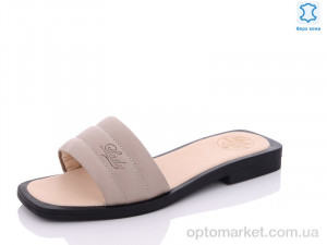 Купить Шльопанці жіночі S10 beige Lady Million бежевий