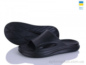 Купить Шльопанці чоловічі С118 чорний Krok чорний