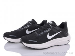 Кросівки чоловічі S12(N215) black-white Wonex чорний  оптом от Optomarket