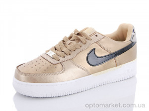 Купить Кросівки жіночі S1526-3 gold Nike Air золотий