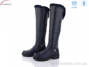 Купить Чоботи жіночі S2-40.. Lilin shoes синій