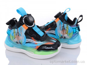 Купить Кросівки дитячі S21383 чорно-сині КалориЯ блакитний