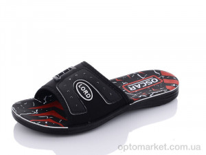 Купить Шльопанці чоловічі S23 black Oscar чорний