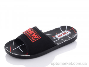 Купить Шльопанці чоловічі S26 red Oscar чорний