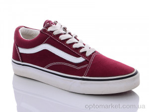 Купить Кросівки жіночі S328-4 wine-red V-ans бордовий