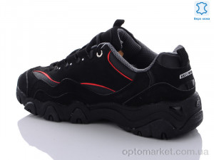 Кросівки жіночі S385-1 Skechrs чорний  оптом от Optomarket