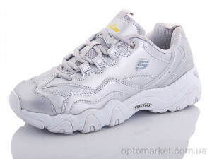 Купить Кросівки жіночі S385-6 Skechers срібний