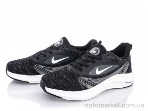 Кросівки чоловічі S3(S158) black-white Wonex чорний  оптом от Optomarket